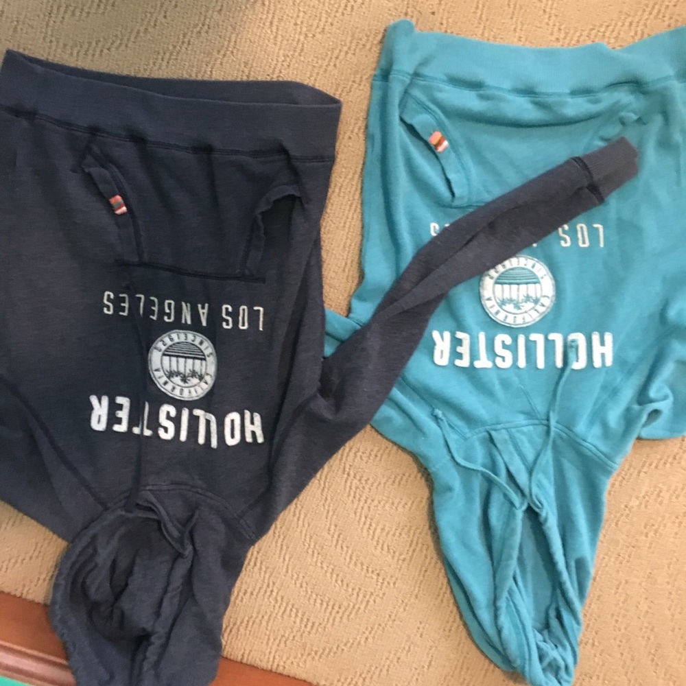 Two Hollister California sweatshirts